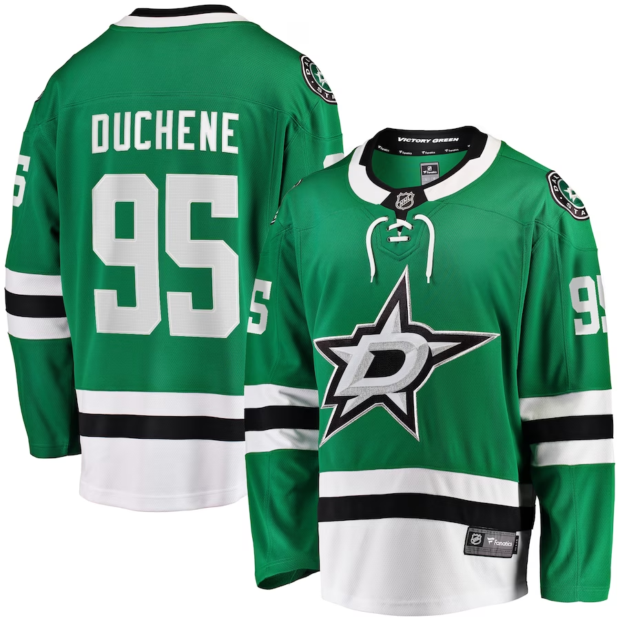 Men's Dallas Stars Matt Duchene #95 Kelly Green Home Breakaway Jersey